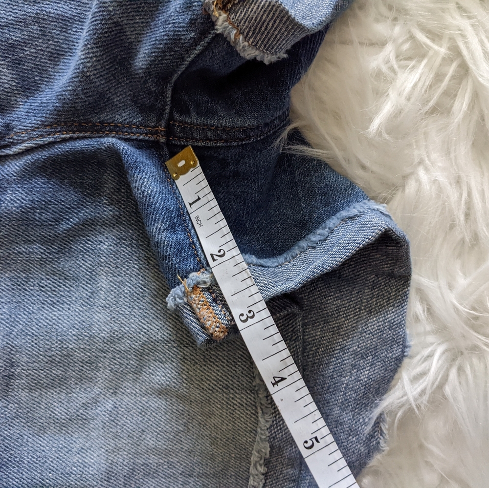 J.Crew Jean Shorts and Tee - Picture 4 of 12